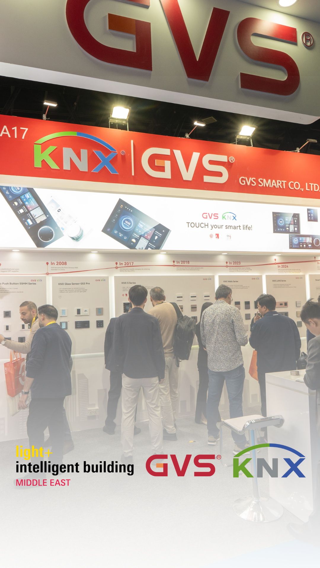 KNX smart home and building automation news — GVS at the KNX Stand: S-Series, World Series & GS3