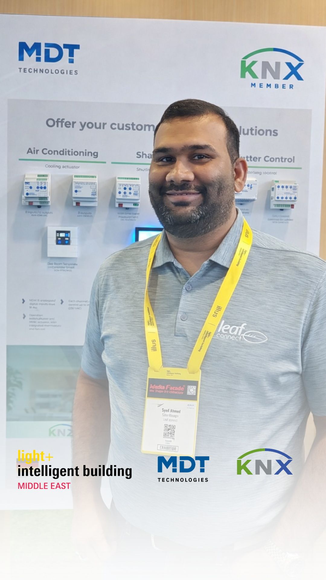 KNX smart home and building automation news — MDT Technologies & Leaf Connect: Exhibitors at KNX Stand