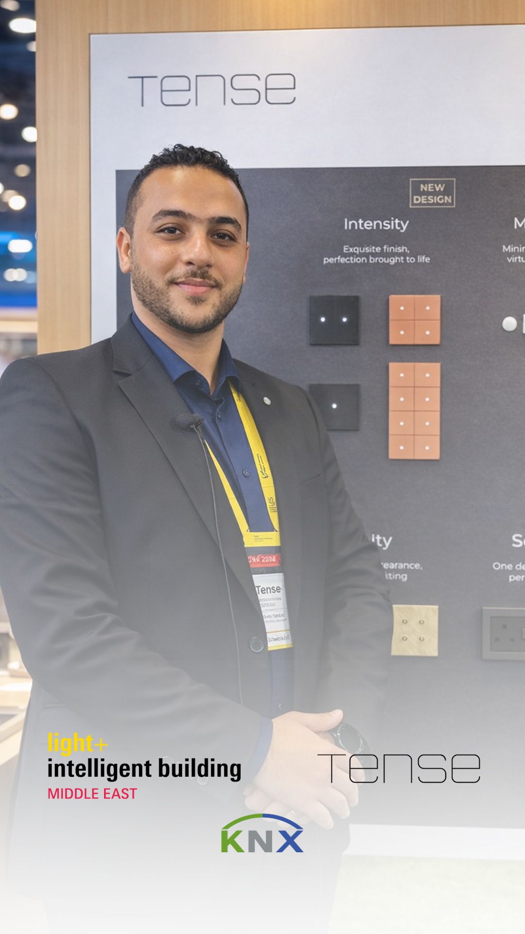 KNX smart home and building automation news — Tense Switch at Light + Intelligent Building Middle East